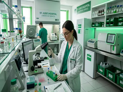 Laboratory at AS Medical Complex Islamabad